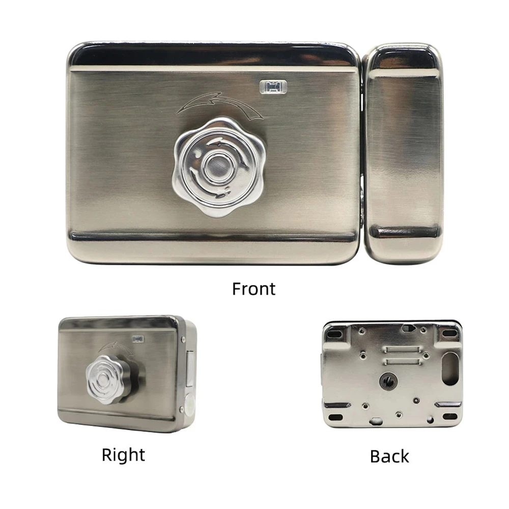 7 inch Touch Screen Video Intercom System  Security Camera 16G SD Card Electronic Lock Power Supply Home Access Control