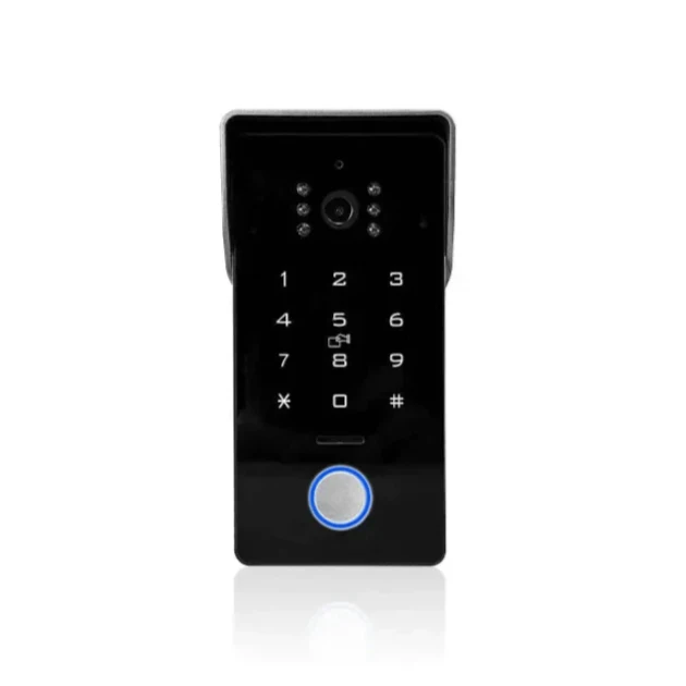 Tuya Smart IP Two-line Waterproof Wide Angle Lens with RFID Card Passcode Doorbell