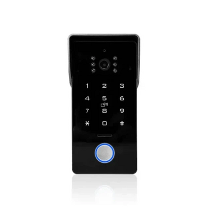 Tuya Smart IP Two-line Waterproof Wide Angle Lens with RFID Card Passcode Doorbell