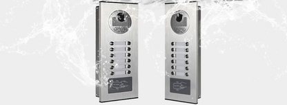 XiVision 2/3/4 Units Apartment Intercom System Video Doorbell Camera Aluminum Alloy 7" Monitor 7 RFID Card