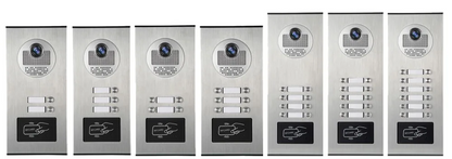 XiVision 2/3/4 Units Apartment Intercom System Video Doorbell Camera Aluminum Alloy 7" Monitor 7 RFID Card
