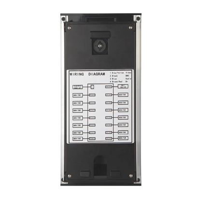 XiVision 2/3/4 Units Apartment Intercom System Video Doorbell Camera Aluminum Alloy 7" Monitor 7 RFID Card