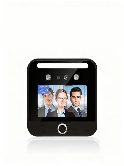 5-inch horizontal screen face recognition machine with fingerprint elevator control system intelligent management face direct access