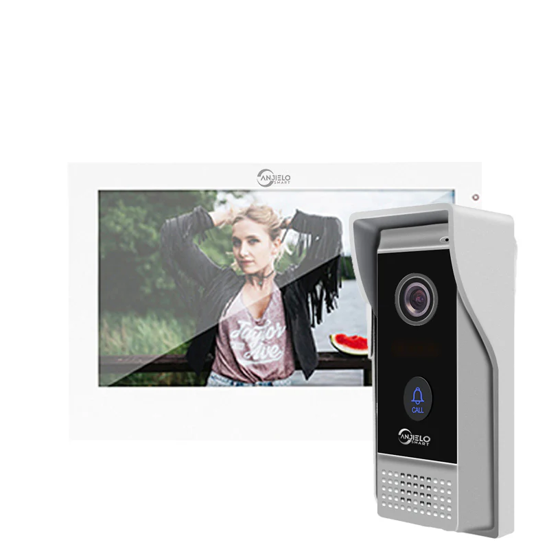 7 inch Touch Monitor with 1080P Wide View Angle Video Doorbell Camera with Motion Detection For Home