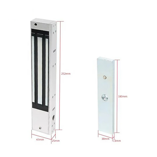12V Flush Mount Electromagnetic Smart Door Lock 180Kg Holding Force for Gate Access Control