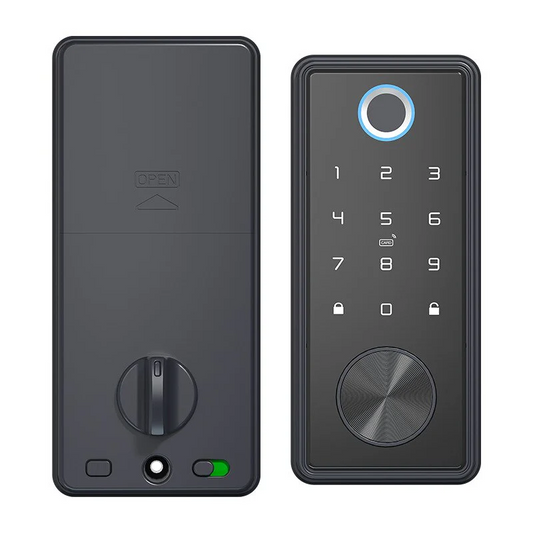 smart door lock Tuya Smart Fingerprint Electronic Deadbolt Door Lock with Keypad-Bluetooth Keyless Entry Keypad Smart Deadbolt App Control