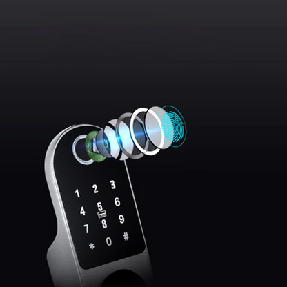 Tuya WiFi Smart Door Lock | 5-in-1 Keyless Entry, Fingerprint & Touchscreen Anti-peep Code