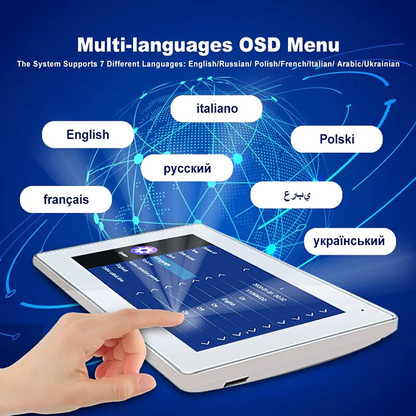 Tuya 10 inch WiFi Wireless Video Intercom System Smart Home 1080P Night Vision Doorbell Camera Video Porteiro with Monitor for Home