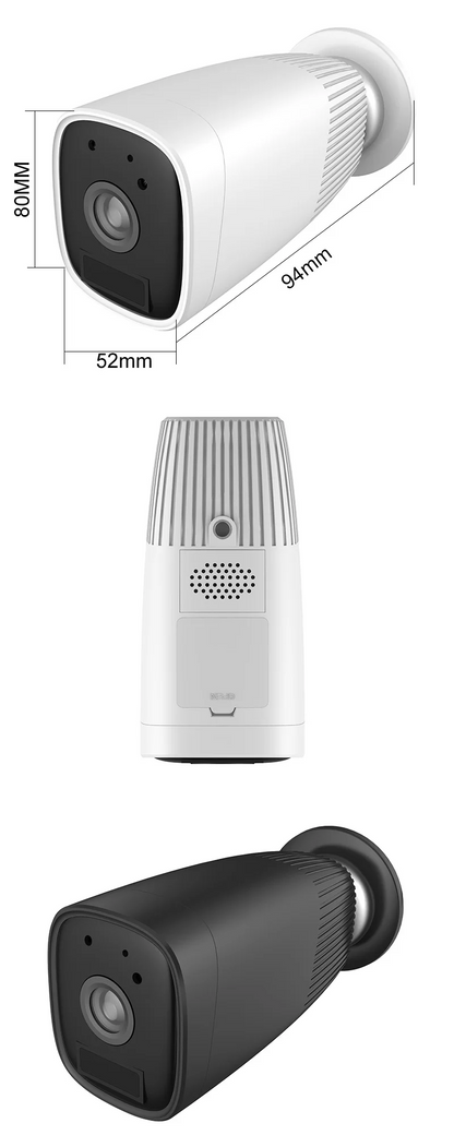 Tuya Wireless Security Camera with 12000mAh Battery | APP Control, Motion Detection, Two - Way Talk