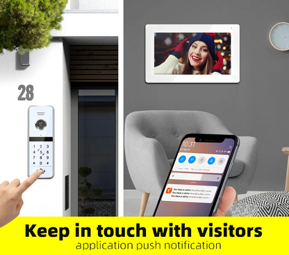 1080P Video Intercom Video Door Bell Camera Wifi Doorphone Doorbell Portero Night Vision Wide Angle for Home Security