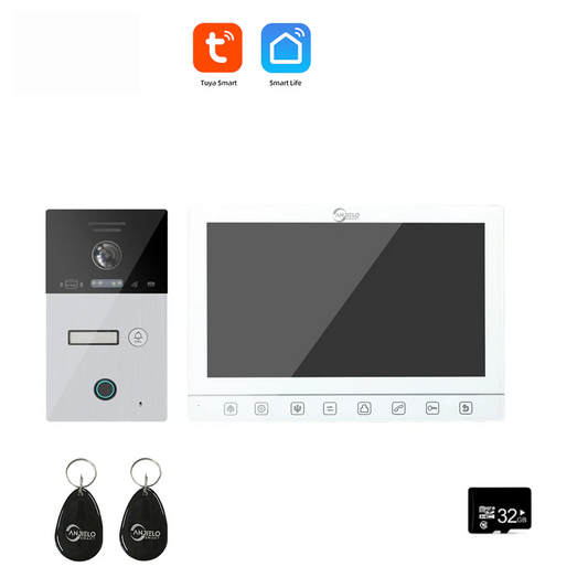 Tuya Smart mobile app Remote Wifi Video Intercom System Smart Video Door Phone 10 inch Full 1080p Screen Support RFID Card Unlock