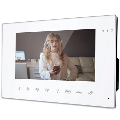 Tuya Smart Wifi 7 inch Video Intercom System Smart Video Door Phone FHD 1080P Screen Support Password Unlock