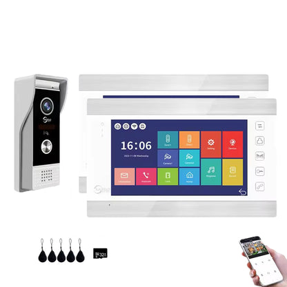 XiVision Tuya Smart Video Intercom System, 7 Inch Indoor Monitor 1080P Doorbell Camera, 3-in-1 Unlock Two-Way Audio IP65 Waterproof Home Door Phone