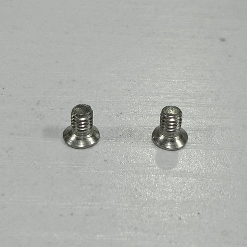 XiVision Doorbell Screw KM2.5X4MM flat head machine screws, silver, stainless steel