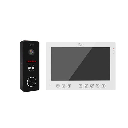 Anjielosmart Tuya 7-Inch Monitor Video Doorbell Intercom  Access Control Camera with IC Card Unlocking for Apartment Smart Security