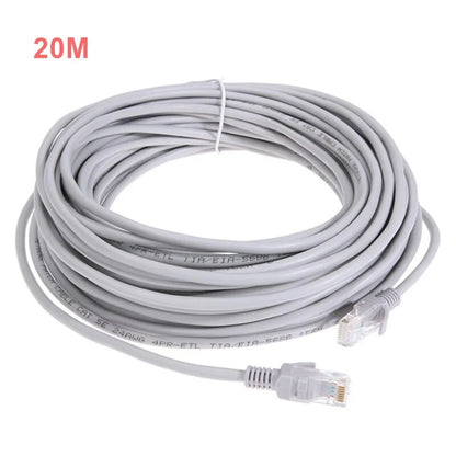 XiVision High speed Cat5e Ethernet Patch Cable, Male to Male RJ45 LAN Cord, 1M-40M Optional, Gold Plated Connector for POE IP camera