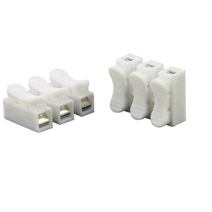 XiVision 30/50/100PCS CH2 CH3 Spring Wire Terminals, Fast Splice Lock Connectors for 2/3 pins Core Cables