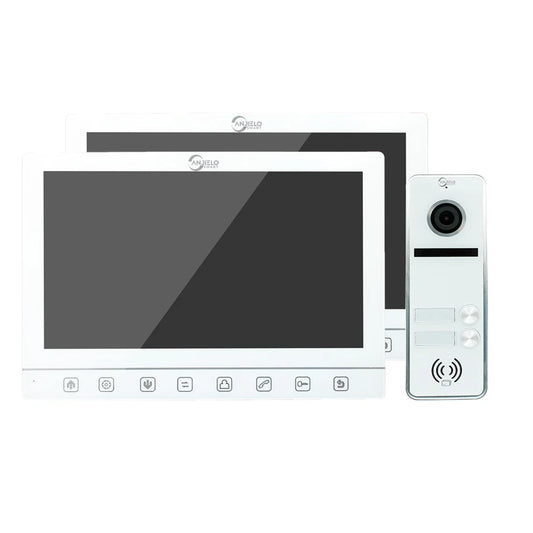 Anjielo  Screen Touch button 7 inch 2-door or 3-door Doorbell Video intercom System For Apartment