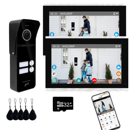 XiVision Tuya Smart 2 way intercom-Doorbell Video Intercom - 7/10 Inch Full Touch, 1080P 160° Wide View | WiFi & Wired, Smart Home