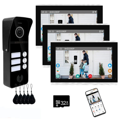 XiVision Tuya Smart 2 way intercom-Doorbell Video Intercom - 7/10 Inch Full Touch, 1080P 160° Wide View | WiFi & Wired, Smart Home
