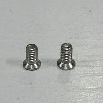 XiVision Doorbell Screw KM2.5X4MM flat head machine screws, silver, stainless steel