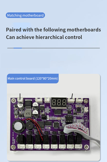 5-inch face recognition intelligent elevator control system can directly access the floor with face recognition and can be used as an attendance machine