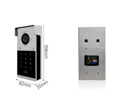 XiVision 4-Wired Visual Doorbell with HD 1080P video intercom Display  Durable Metal Construction  Advanced Security Features