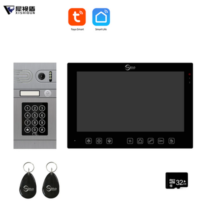 7 inch 1080P WiFi Video Doorbell Camera  Tuya Smart Intercom with Night Vision  Motion Detection