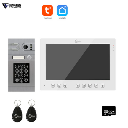 7 inch 1080P WiFi Video Doorbell Camera  Tuya Smart Intercom with Night Vision  Motion Detection