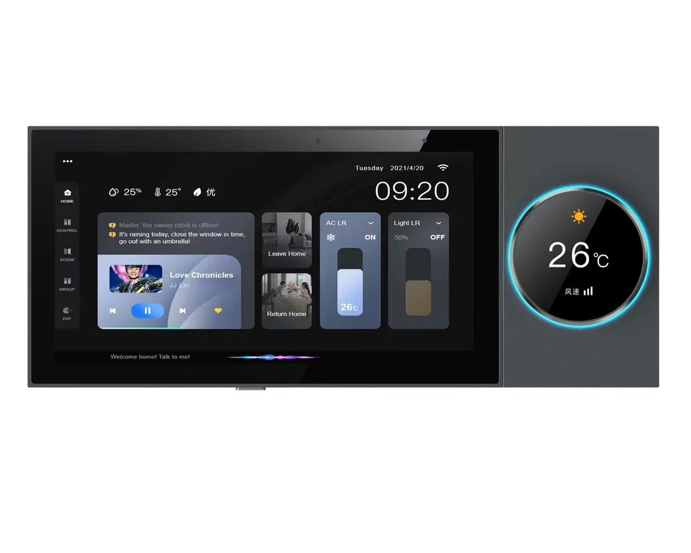 Anjielo Tuya Smart Central Control Whole House Smart Home 4-12 Inch Central Control Touch Smart Home