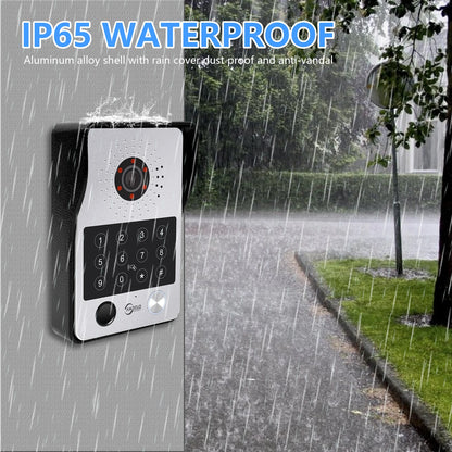 XiVision 4-Wire WiFi Smart Video Intercom Doorbell 15.6 Inch Monitor 5 Ways Unlock Tuya App Remote Access IP65 Waterproof Home Door Phone