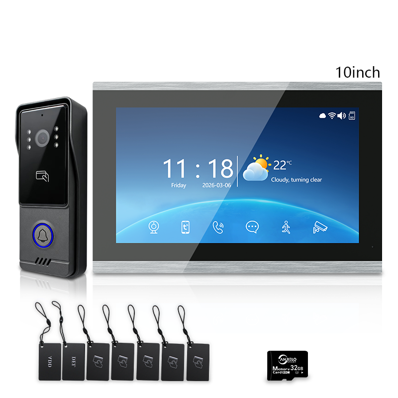 Xivision Smart Video Doorbell Intercom System with Two-Way Audio & Indoor Monitor