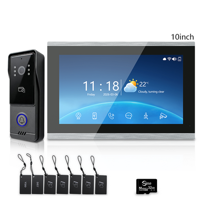 Xivision Smart Video Doorbell Intercom System with Two-Way Audio & Indoor Monitor