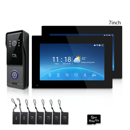 Xivision Smart Video Doorbell Intercom System with Two-Way Audio & Indoor Monitor