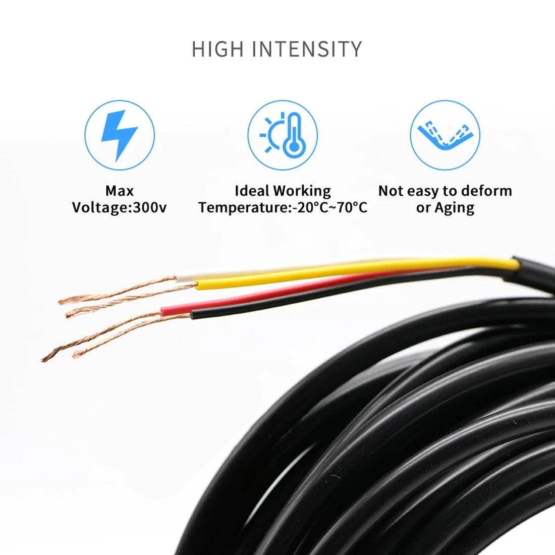 XiVisionSmart Video Extend Cable 4x0.2/0.3/0.5mm Tinned Copper Wire for Intercom