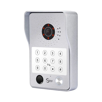 Anjielo Smart Doorbell Camera With Wide-angle Night Vision and Secure Access Control Via RFID Card Password Fingerprint