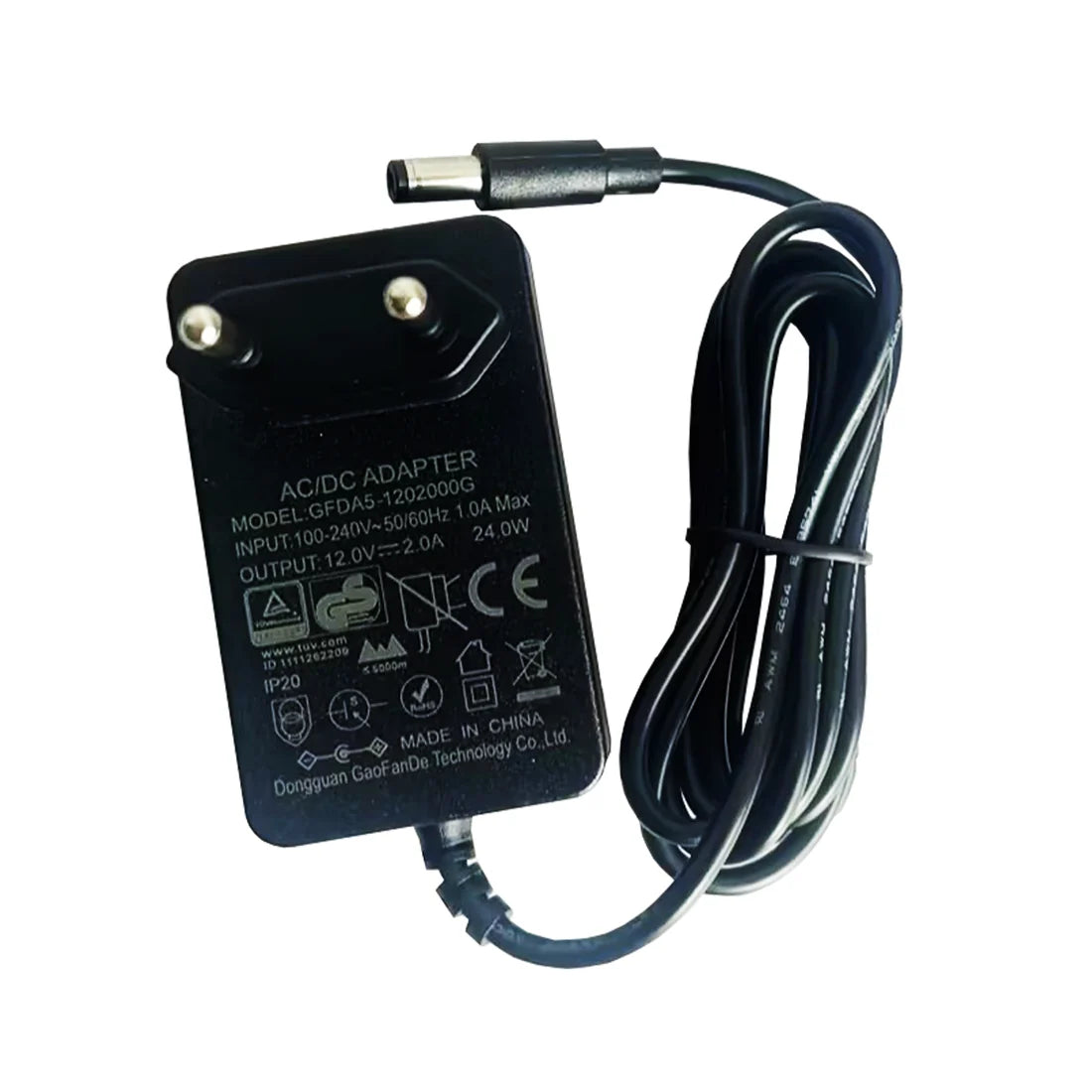 DC Power Adapter for XiVision Smart Home Video Intercom Systems - Compatible with All Models (12V-15V)