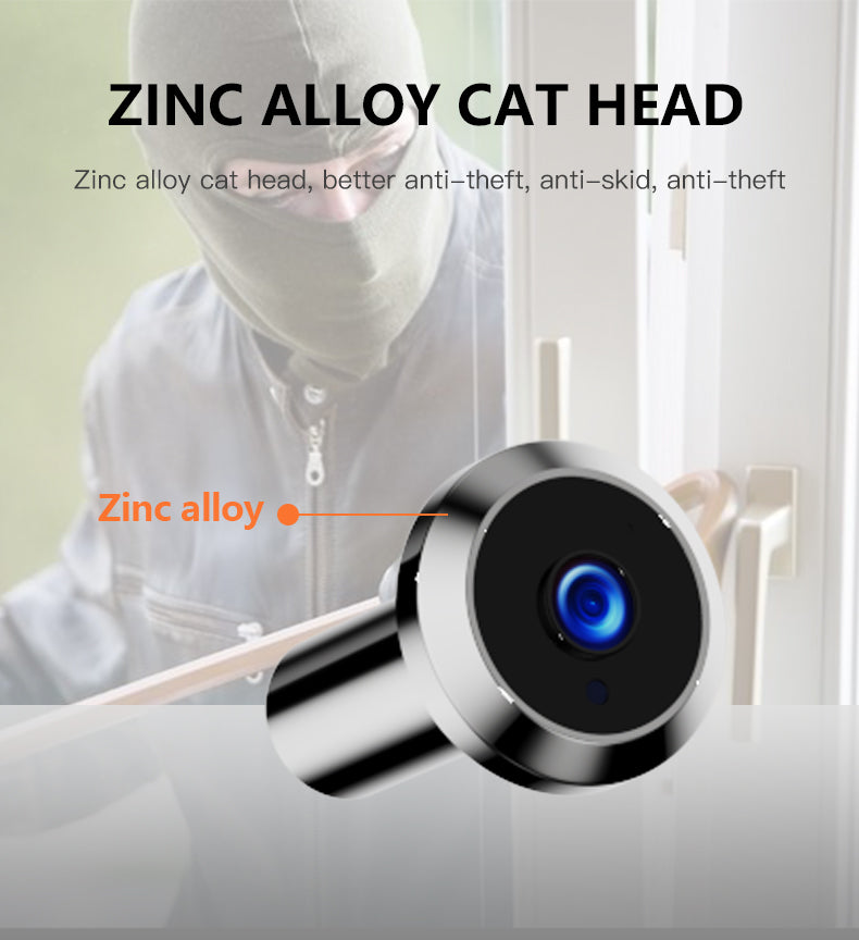 4.3 Inch Smart Home Video Doorbell with 120° Wide Angle, Automatic Video Recording, and Easy Installation