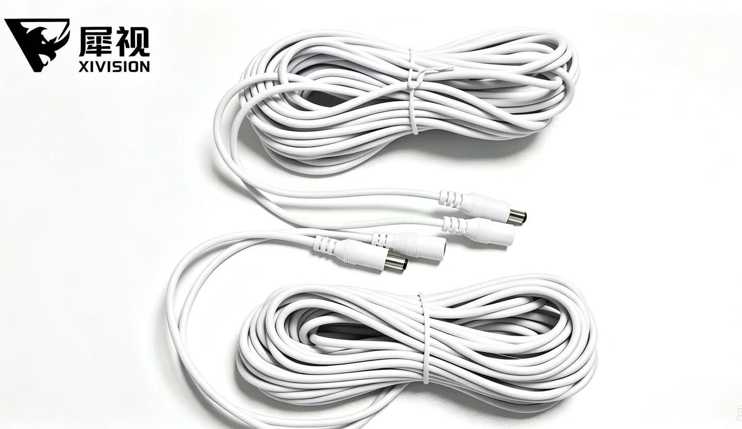 DC12V Power Extension Cable 2.1*5.5mm Connector Male To Female For CCTV Security Camera