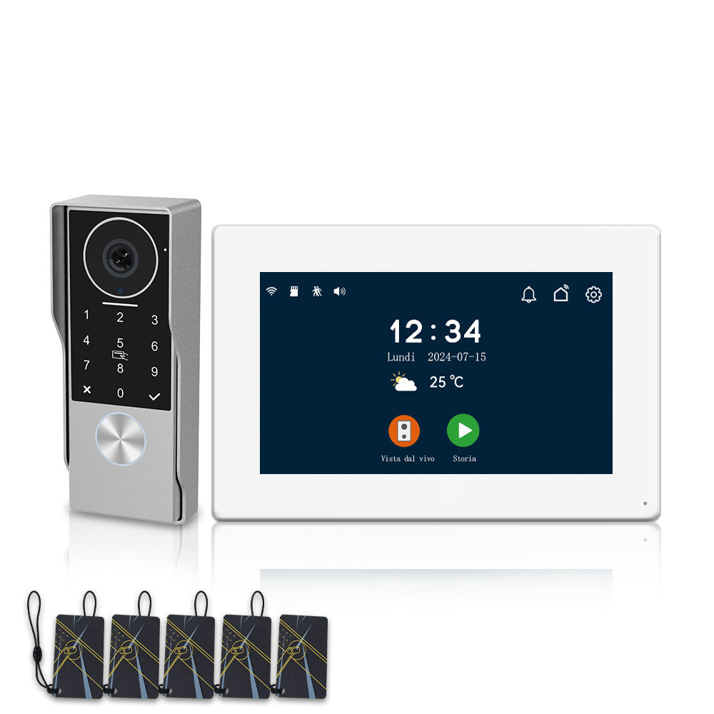 XiVision 2-Wire Tuya WiFi Smart Video Intercom – 1080P HD, IR Night Vision, Waterproof  Extended Range for Multi-Dwelling Security