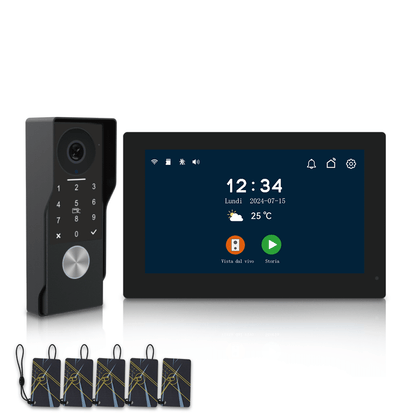 XiVision 2-Wire Tuya WiFi Smart Video Intercom – 1080P HD, IR Night Vision, Waterproof  Extended Range for Multi-Dwelling Security