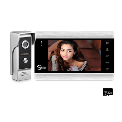 XiVision 7 Inch Home Video Intercom Doorbell for Apartment - Night Vision  Motion Detection for Enhanced Home Security